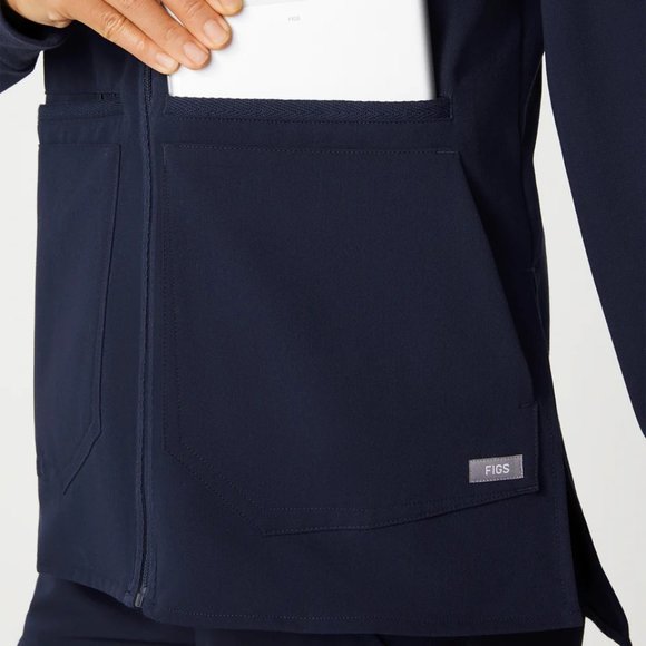 Figs Navy Blue Women's Jacket Bellery - Picture 12 of 12